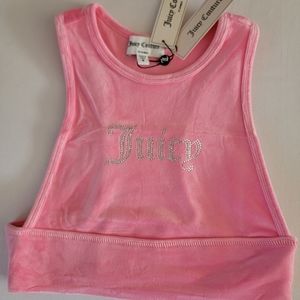 Juicy Couture Crop Halter Top